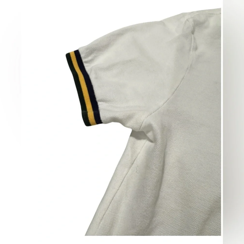 POLO RALPH LAUREN Men's Custom Slim Fit Big Pony Mesh Polo Shirt In White